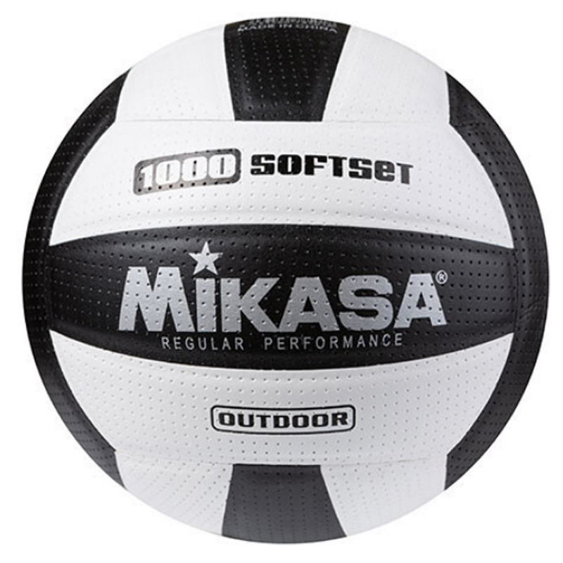 Мяч волейбольный тренировочный Mikasa Softtouch 1000 черно-белый NE-V ...