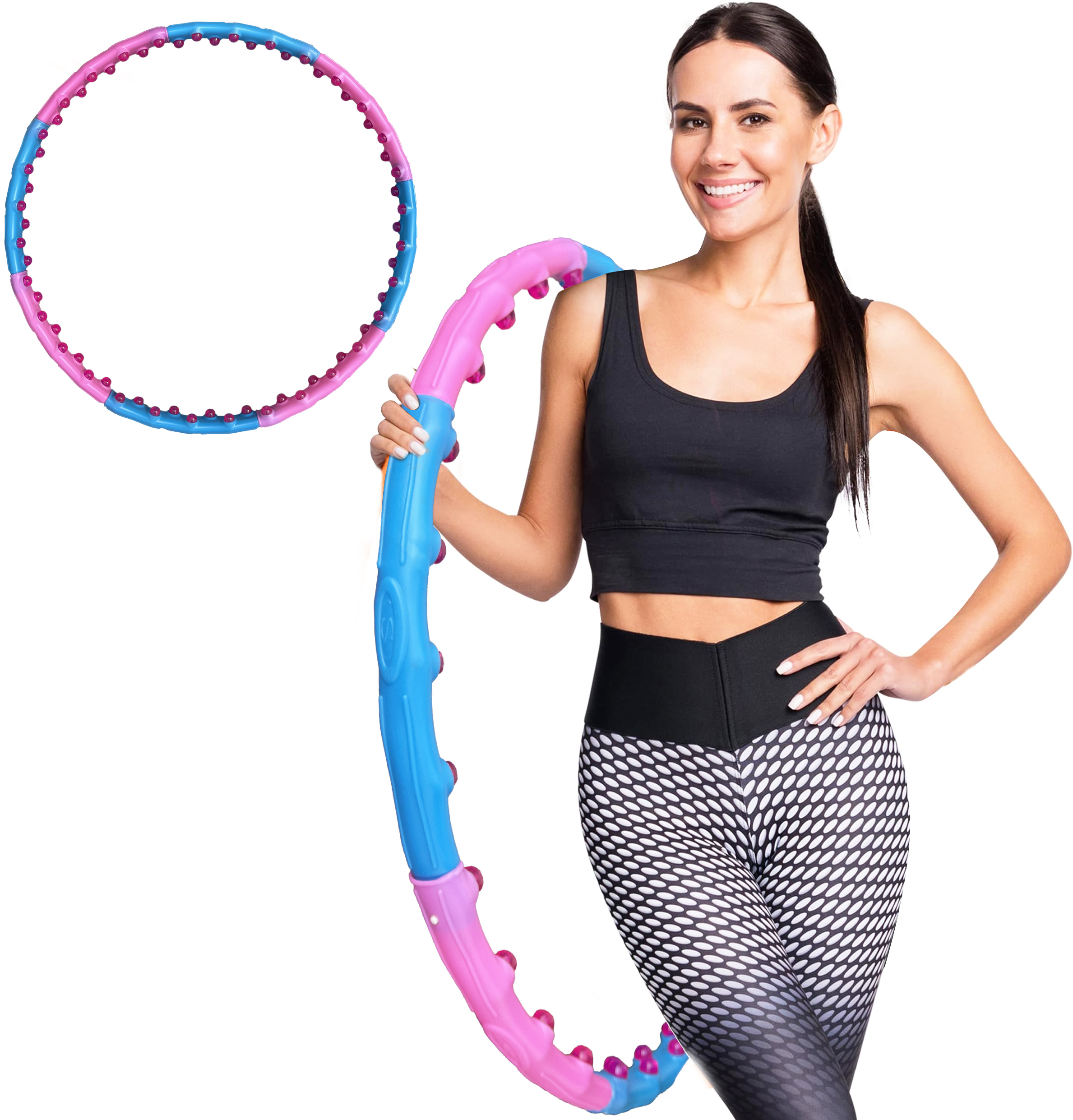 Обруч с массажными магнитными шариками Newt Magnet Double Massage Hoop ...