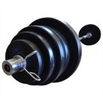 Штанга олімпійська композитна в пластиковій оболонці Newt Rock Pro гриф 1,8 м, 62 кг
