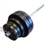 Штанга олімпійська композитна в пластиковій оболонці Newt Rock Pro гриф 1,8 м, 75 кг
