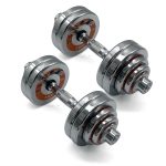 Гантели наборные металлические хромированные Newt Home Chrom 2 шт по 15 кг NE-LG-R15