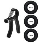 Набір кистьових еспандерів гумове кільце+еспандер ножиці Newt Power Grip Set1 NE-1587-60