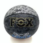 Мяч баскетбольный Newt Fox ball №7 черно-серый