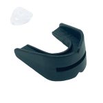 Капа боксерська Newt B-boy Pro Series чорна подвійна NE-BOX-75BK