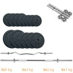 Набір штанга + гантелі металеві Newt Gym Set-HW Home 50 кг