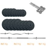 Набір штанга + гантелі металеві Newt Gym Set-HW Home 60 кг