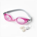 Окуляри для плавання універсальні дитячі дорослі Newt Swim Goggles рожеві NE-PL-700-P