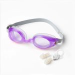 Окуляри для плавання універсальні дитячі дорослі Newt Swim Goggles фіолетові NE-PL-700-V