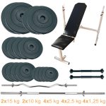 Лава для жиму з набором штанг і гантелей Newt Gym Set Pro 100 kg