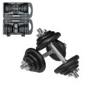 Гантели металлические наборные в кейсе Newt Home 2 шт по 10 кг TI-968-SP-20
