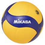 М'яч волейбольний тренувальний Mikasa V300W синьо-жовтий NE-V-300W