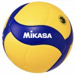 Волейбольный мяч тренировочный Mikasa V300W сине-желтый NE-V-300W