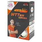 Набір м’ячів для настільного тенісу пінг понгу 6 шт 3* Double Fish V40+ WTT NE-DF-WTT3