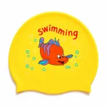 Шапочка для плавання дитяча Newt Fish жовта NE-SW-390-OR